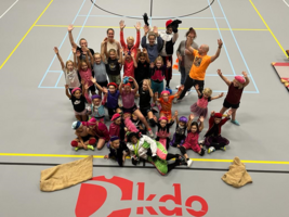 Handbalpietjes tijdens pietentraining bij KDO!